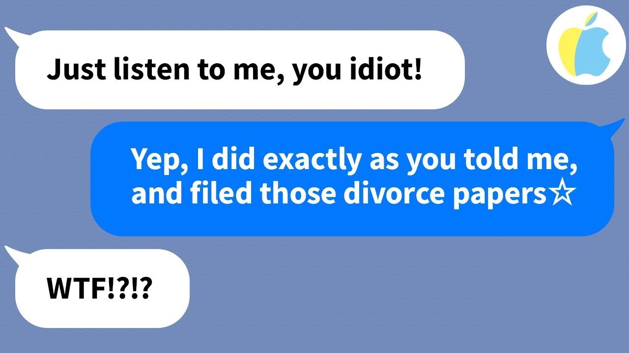 【Apple】My husband thinks woman are dumb, so I played dumb for him and...