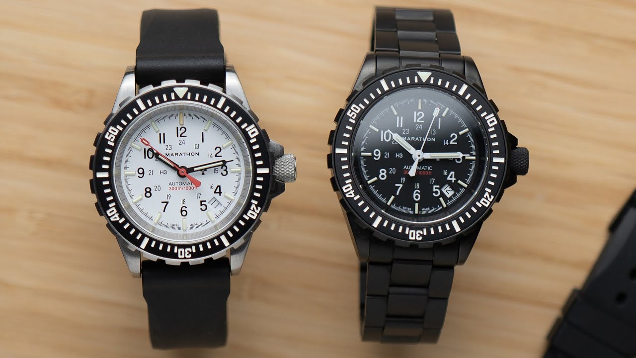 Marathon GSAR 41mm Diver, арктический и антрацитовый