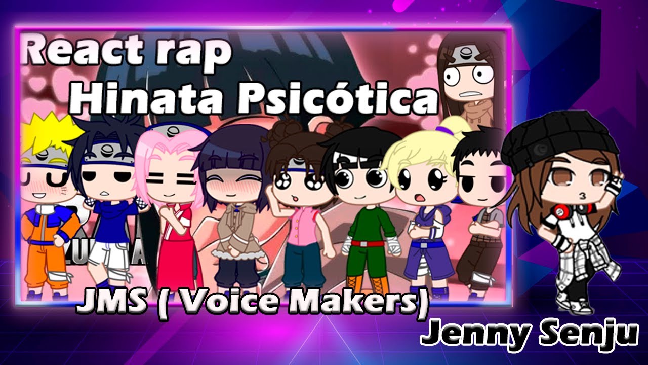 Genins de Konoha reagindo ao rap da Hinata Psicótica (JMS)