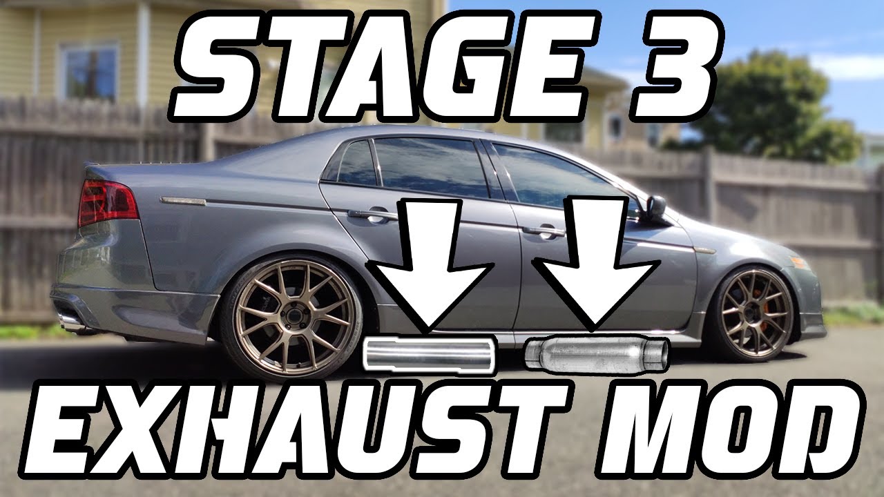 Stage 3 Exhaust Mod on the Acura TL