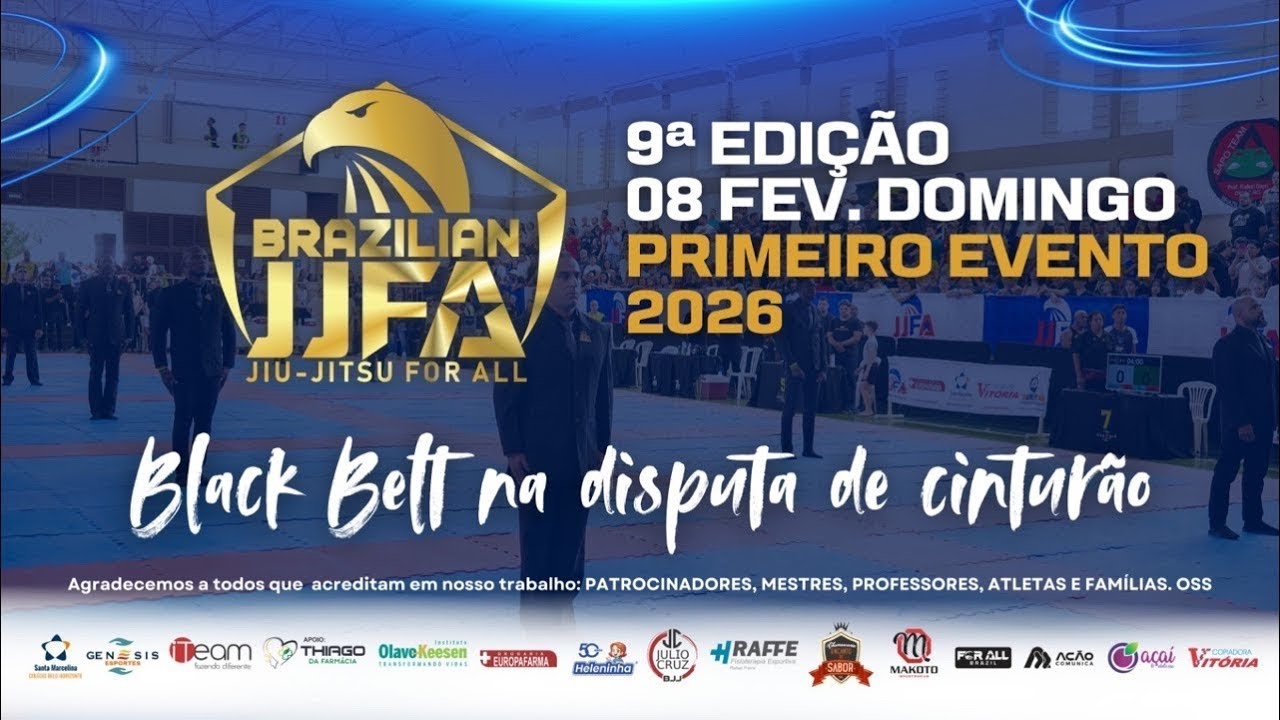 JJFA LUTAS DE FAIXAS PRETA