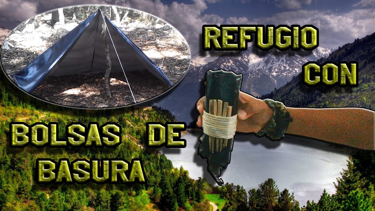 Como Hacer Un Refugio Media Pirámide Con Una Bolsa De Basura
