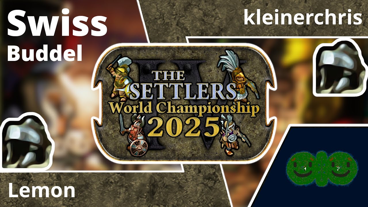 [DE] Lemon vs kleinerchris | Swiss Stage 2:1 | Die Siedler IV Weltmeisterschaft 2025