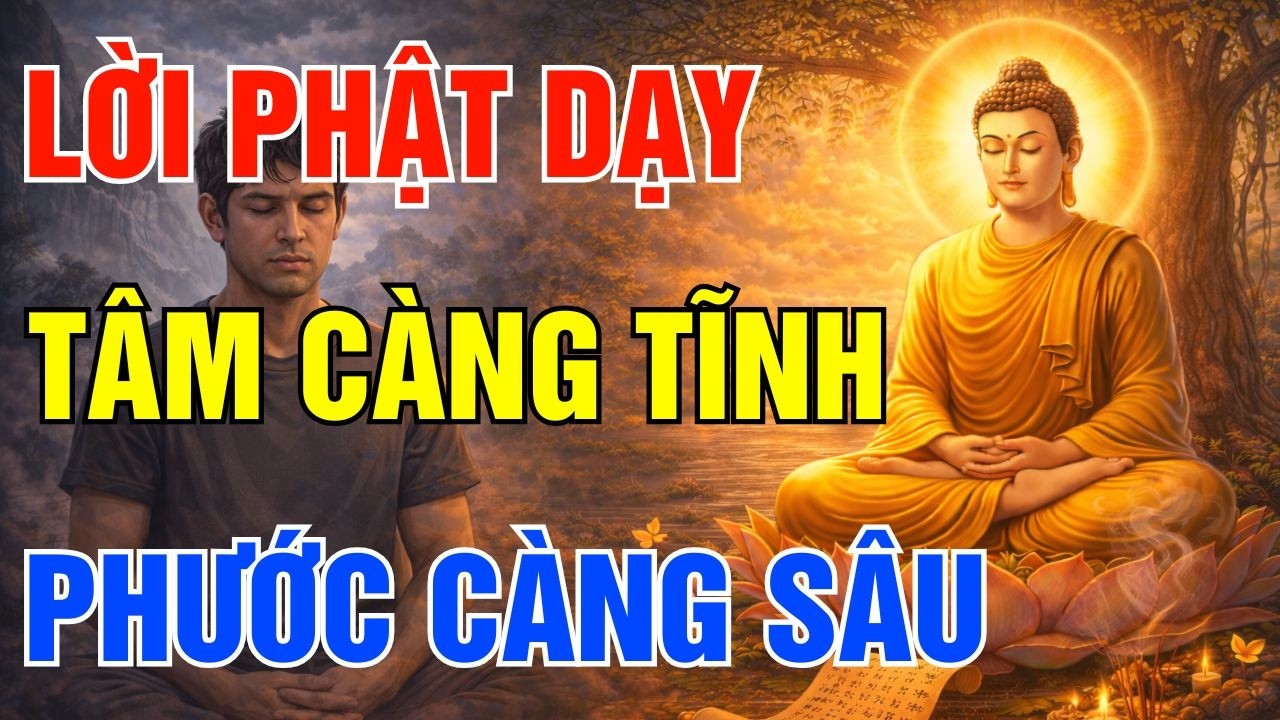 Lời Phật Dạy - Tâm Càng Tĩnh, Phước Càng Sâu, Bớt Nói  Bớt Nghĩ, Nghe Là Hết Khổ| Bình An Phật Pháp