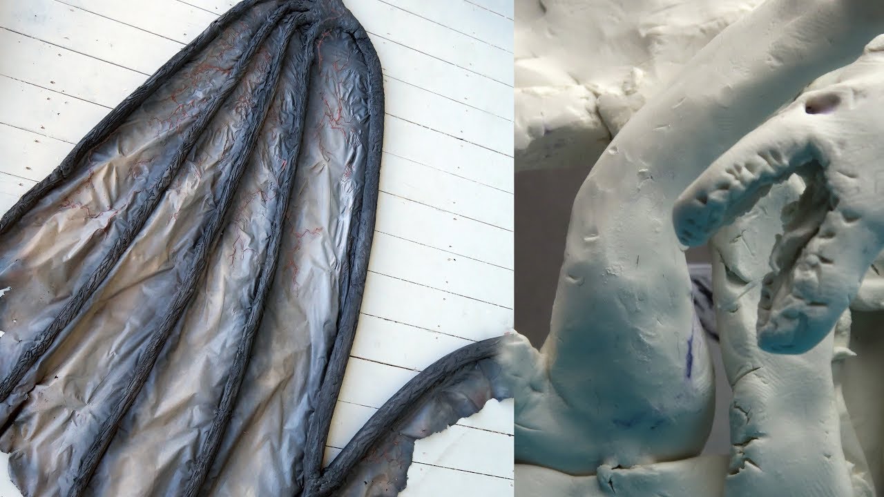 Making a Dragon Wing from Foam & Plastic