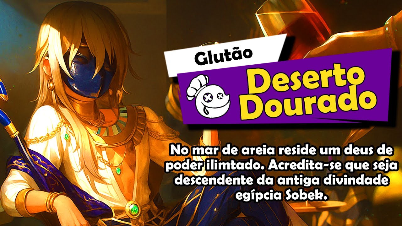 VIREI o NOVO GLUTÃO, DESERTO DOURADO do Super Sus!