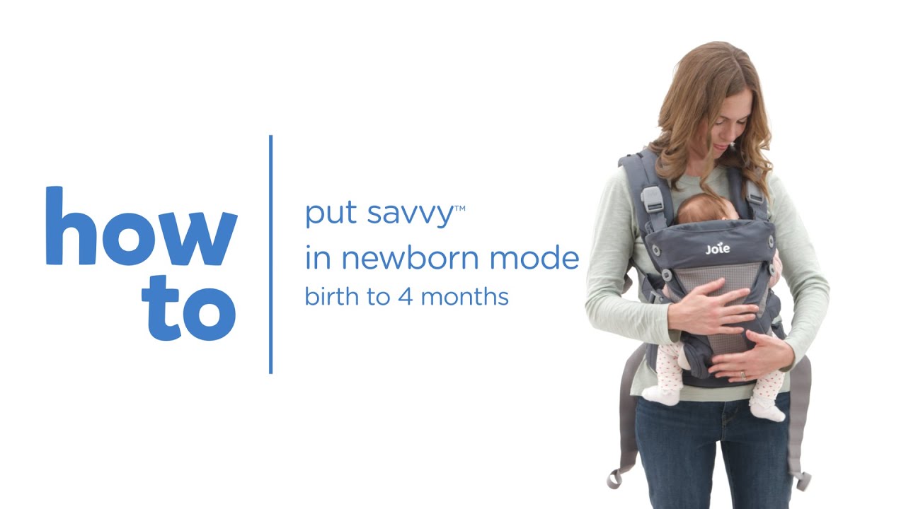 Joie Savvy&trade;  | How to place your child in infant mode