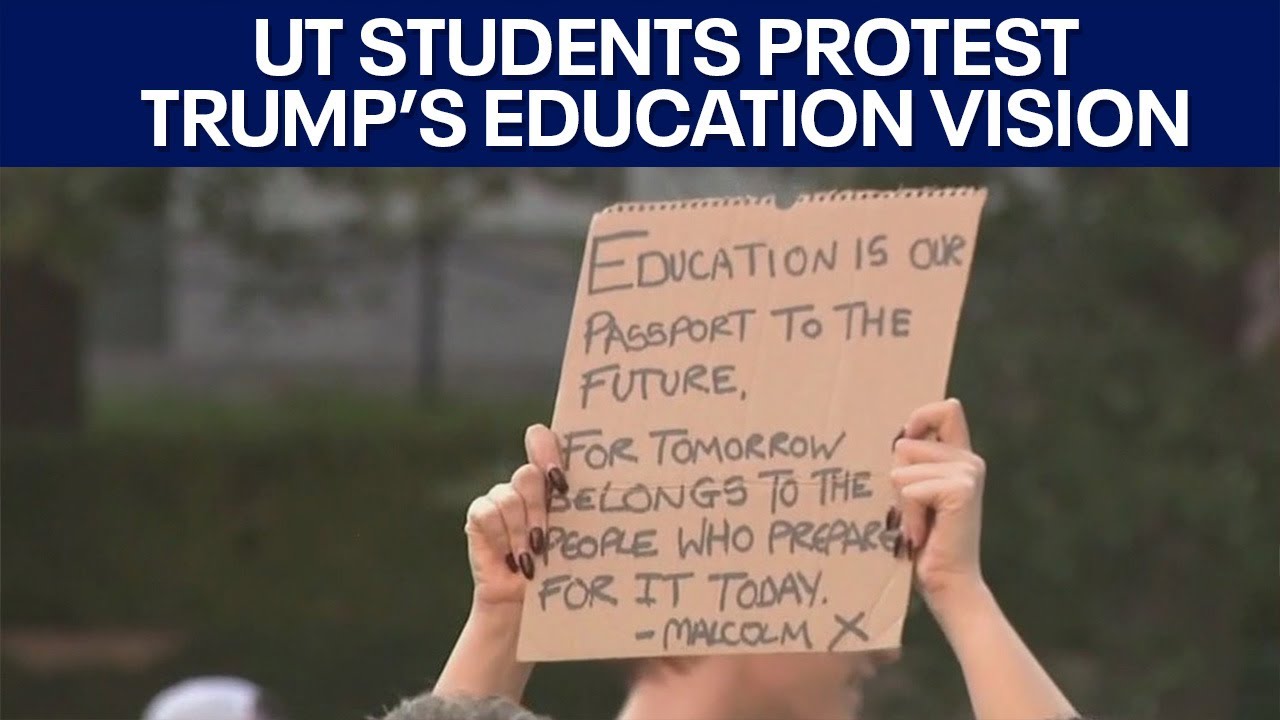 University of Texas students protest President Trump's Higher Education Compact | FOX 7 Austin