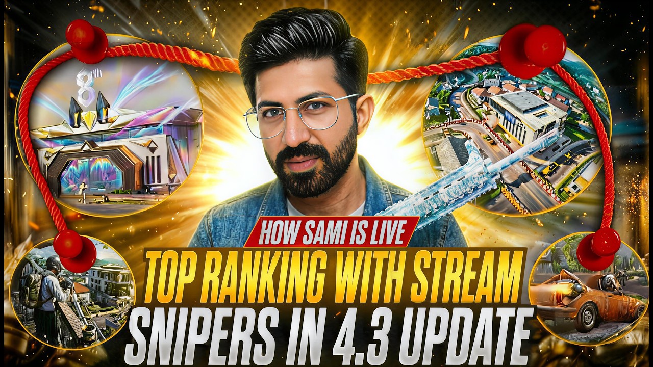Top Ranking In Stream Snipers Lobby |  Evolving Universe | PUBG Mobile | How Sami Live