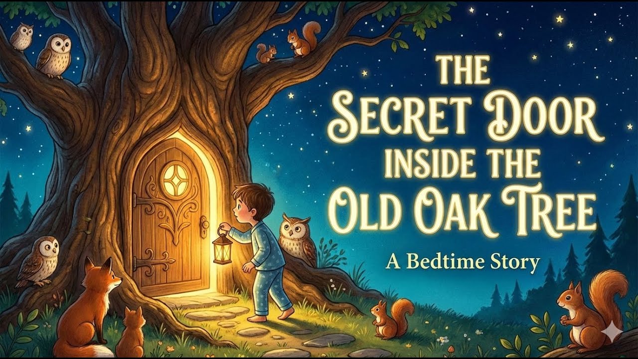 The Secret Door Inside the Old Oak Tree - A Free Bedtimes Story for Kids