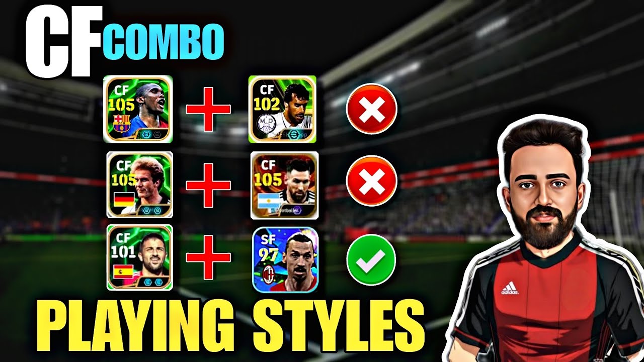 BEST CF COMBINATION 🤯💯 TOP 5 ATTACKING PLAYING STYLE IN EFOOTBALL 🔥PERFECT ATTACKING COMBO ⚔️