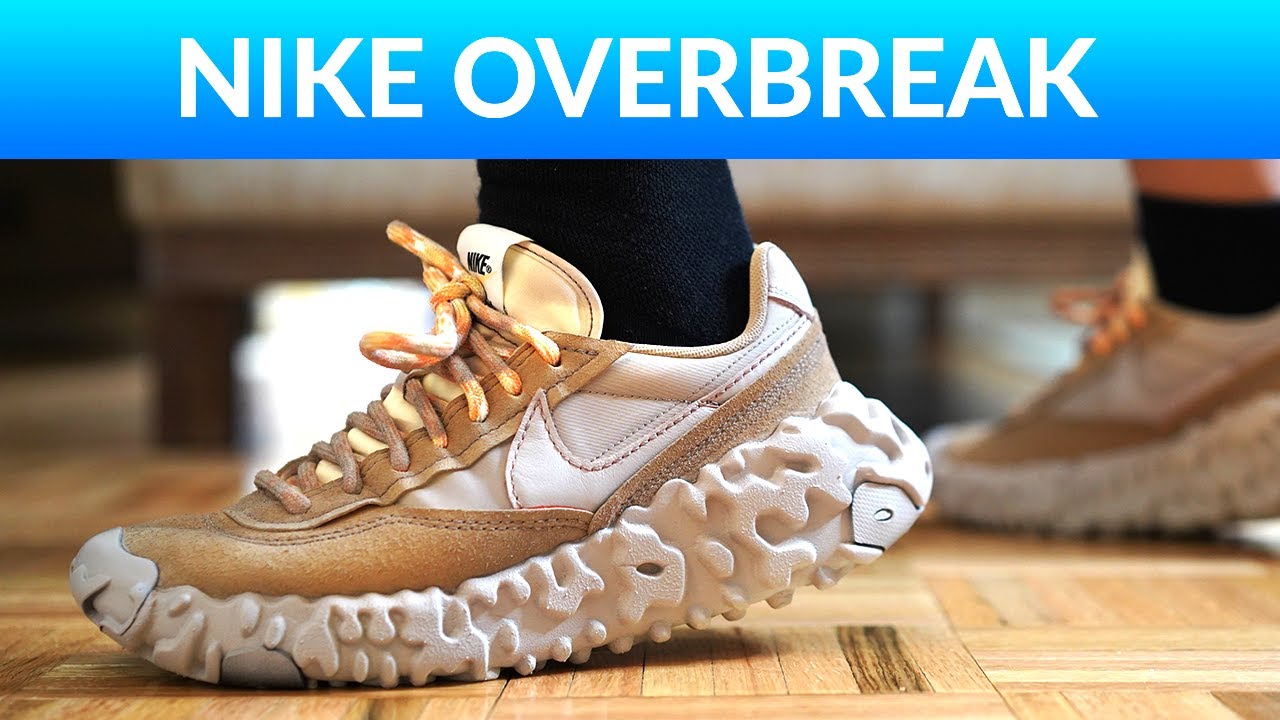 A sneaker that wears away to a completely new look?!  Nike Overbreak Review and Onfeet