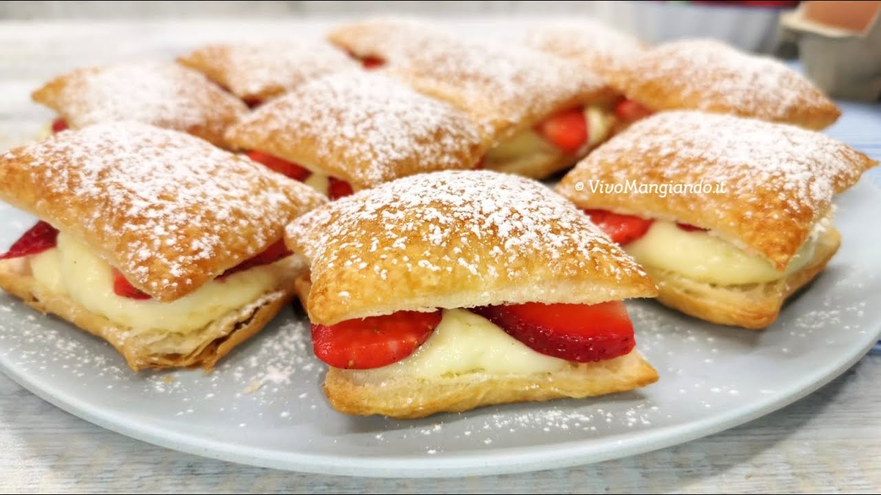 Sporcamuss crema e fragole