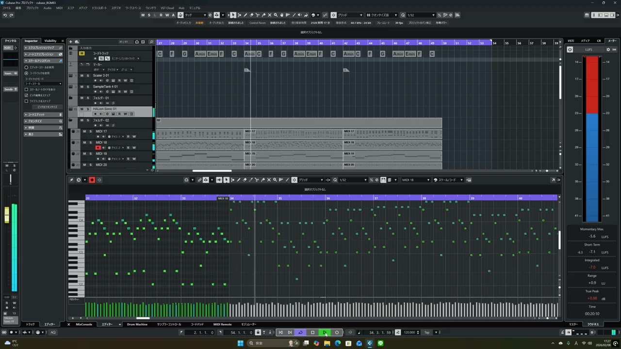 cubase BGM83 ‐ Clipchampで作成