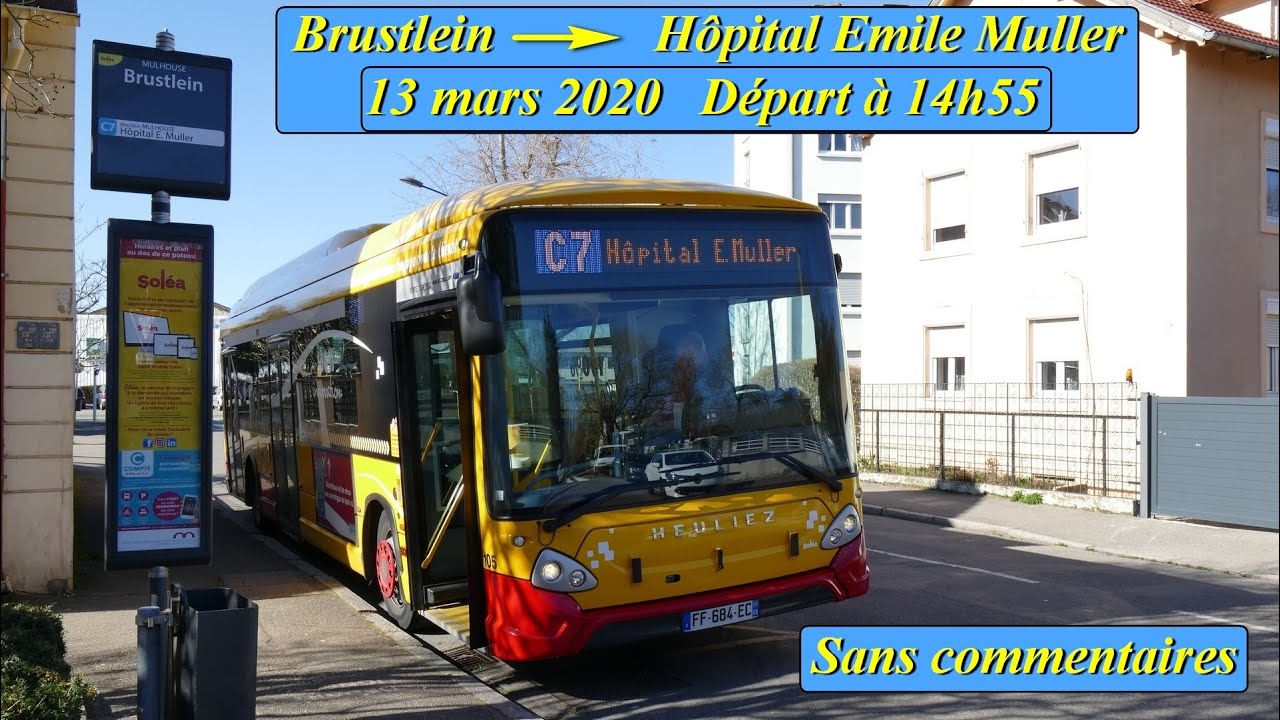 Ligne de bus Soléa C7 Brustlein - Hôpital E Muller. Sans commentaires.