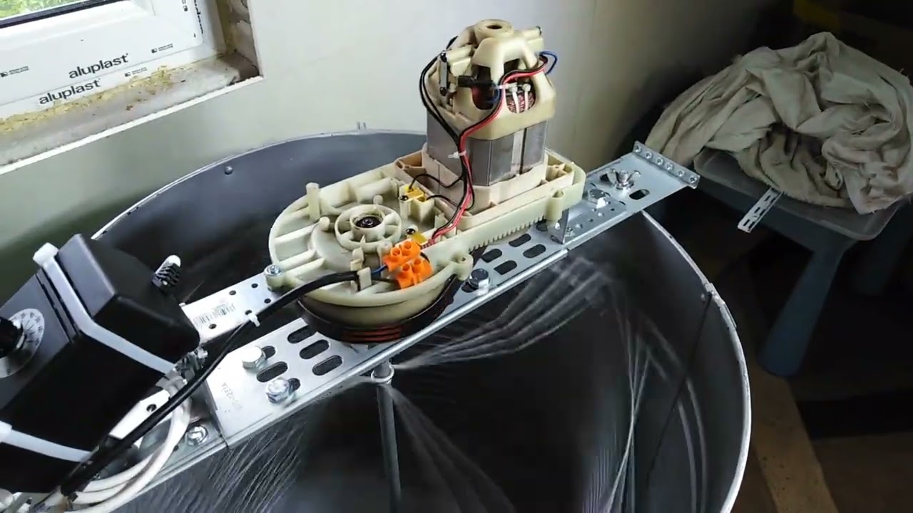 Jak zrobić napęd elektryczny do miodarki  #honeyextraction #bee #beekeeping