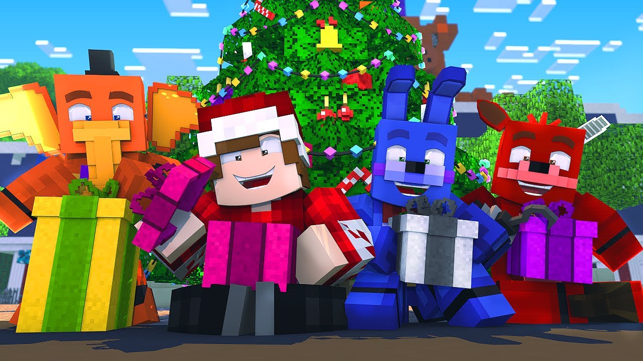 Minecraft FNAF 7 Pizzeria Simulator - MERRY CHRISTMAS FNAF SPECIAL!(Minecraft Roleplay)