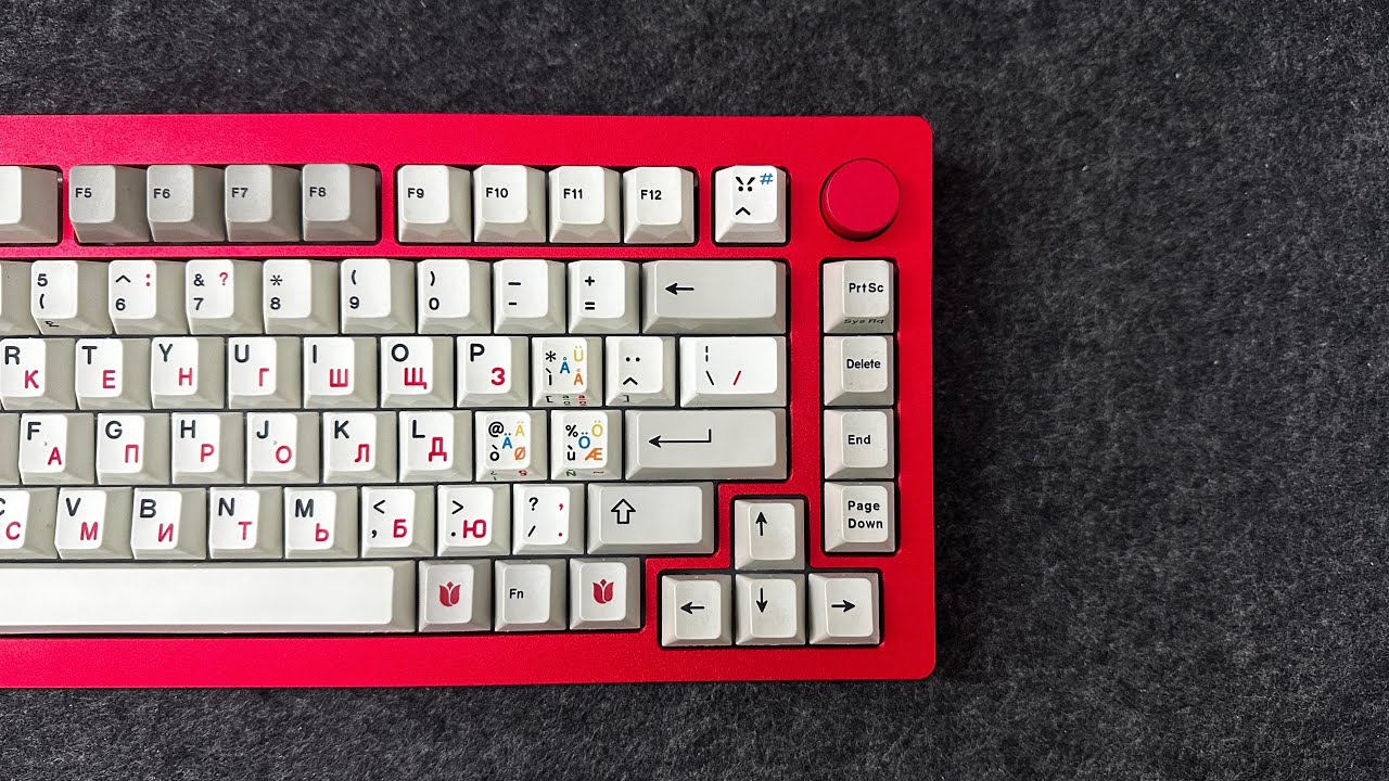 Monsgeek M1 (V2?) Build/ Typing - Milky Yellow Pro - CRP Keycap.