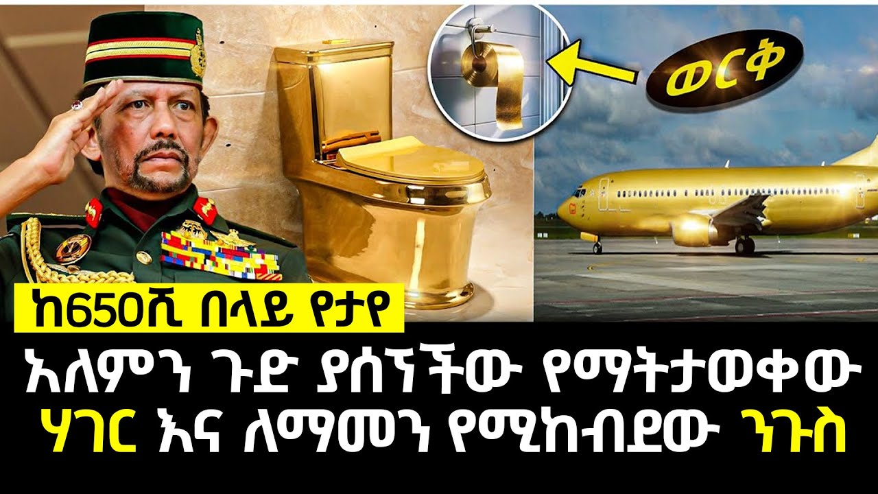 አለምን ጉድ ያሰኘችው የማትታወቀው ሀገር እና ለማመን የሚከብደው ንጉስ Brunei