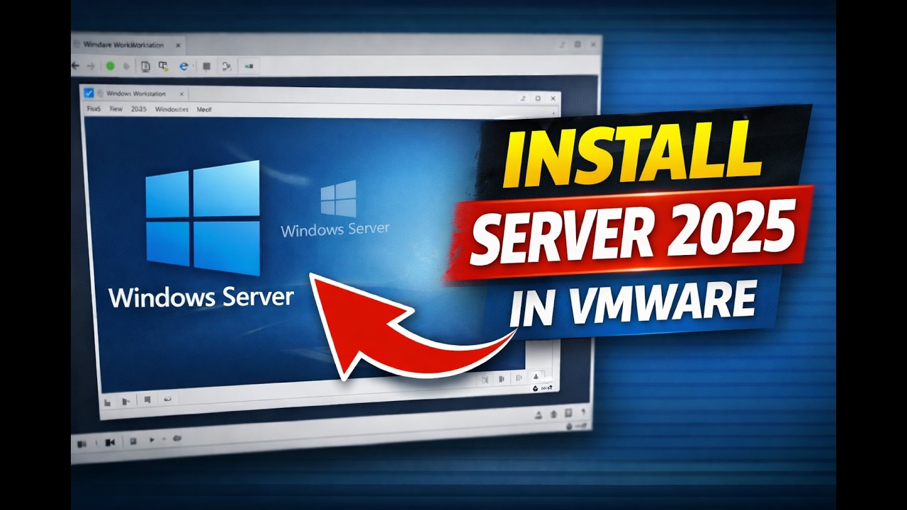 Как установить Windows Server на VMware Workstation | Пошаговая настройка виртуальной машины