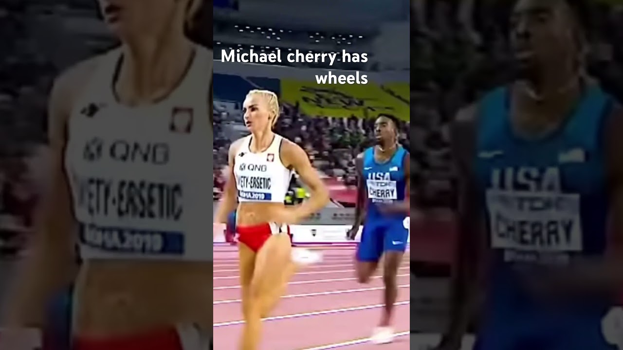 Michael cherry has wheels #running #Tomocrawford2144 #olympics 🤯