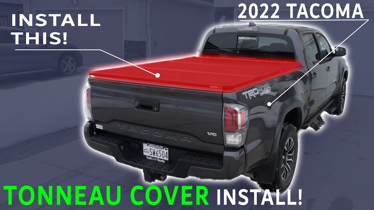 EXTANG TONNEAU COVER INSTALL on the 2022 Toyota TACOMA TRD Sport | EASY DIY