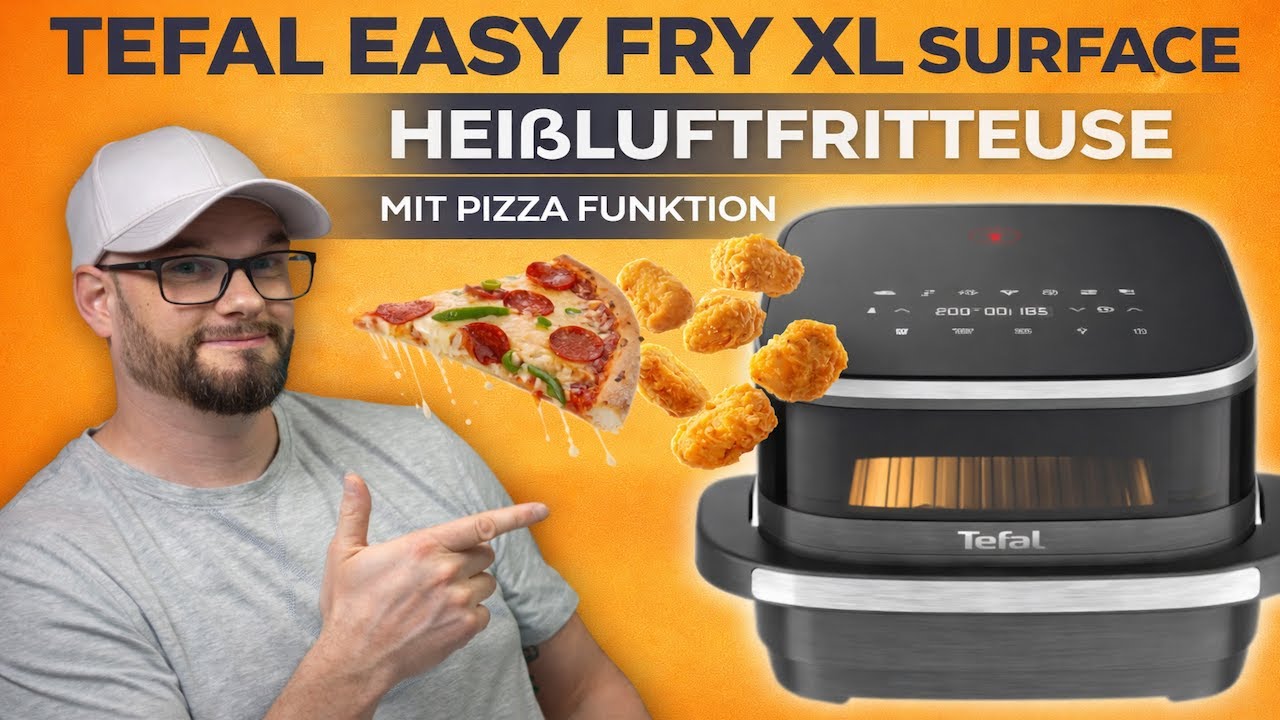 Pizza, Kekse oder doch ein Ei ? Tefal Easy Fry XL Surface Heißluftfritteuse