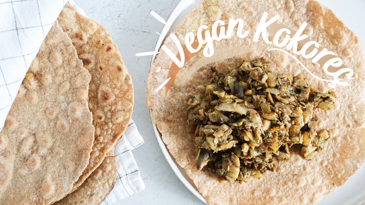 Vegan Kokoreç 🌱 Siyez Unlu Mayasız Lavaş