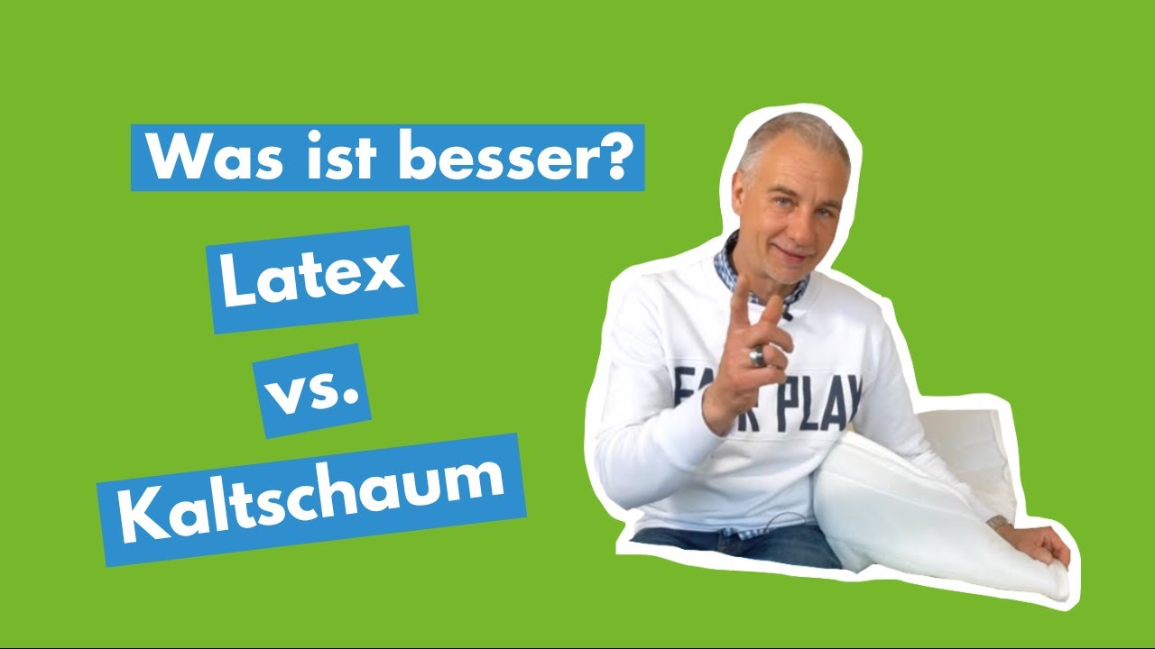 Matratzen: Kaltschaum vs. (Natur-)Latex