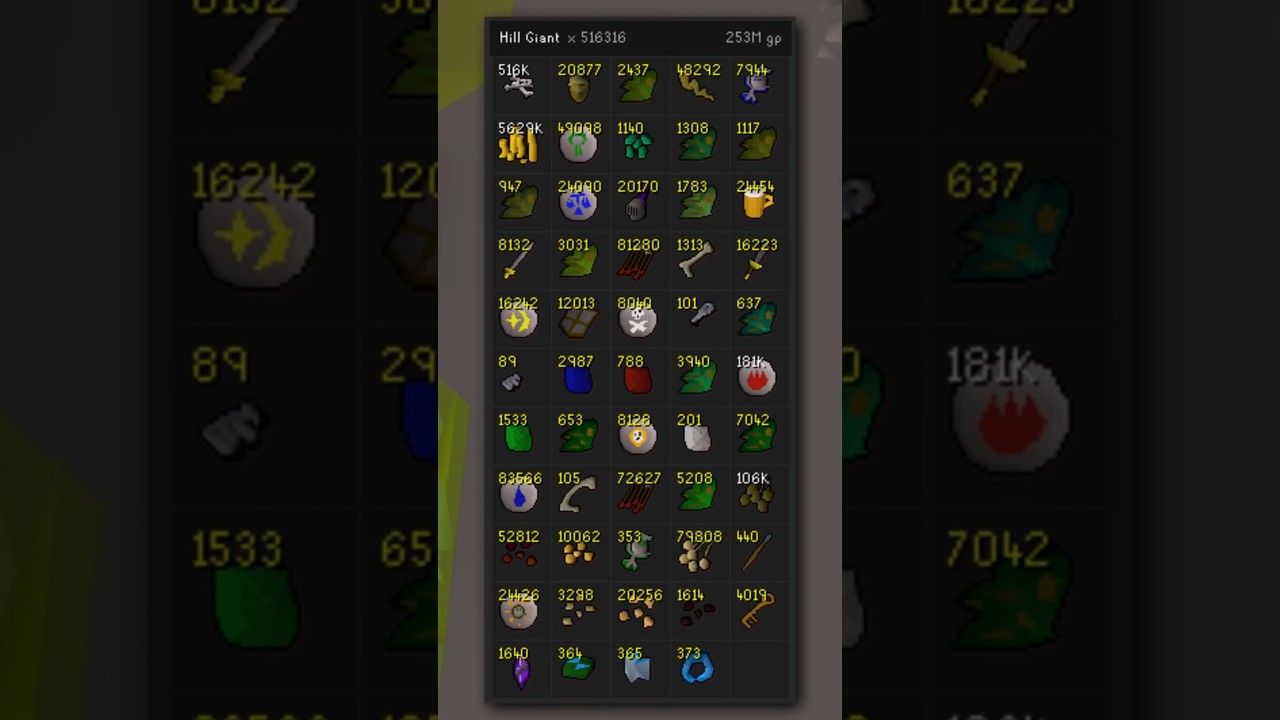 Why I've Killed 516,000 Hill Giants in Runescape #osrs