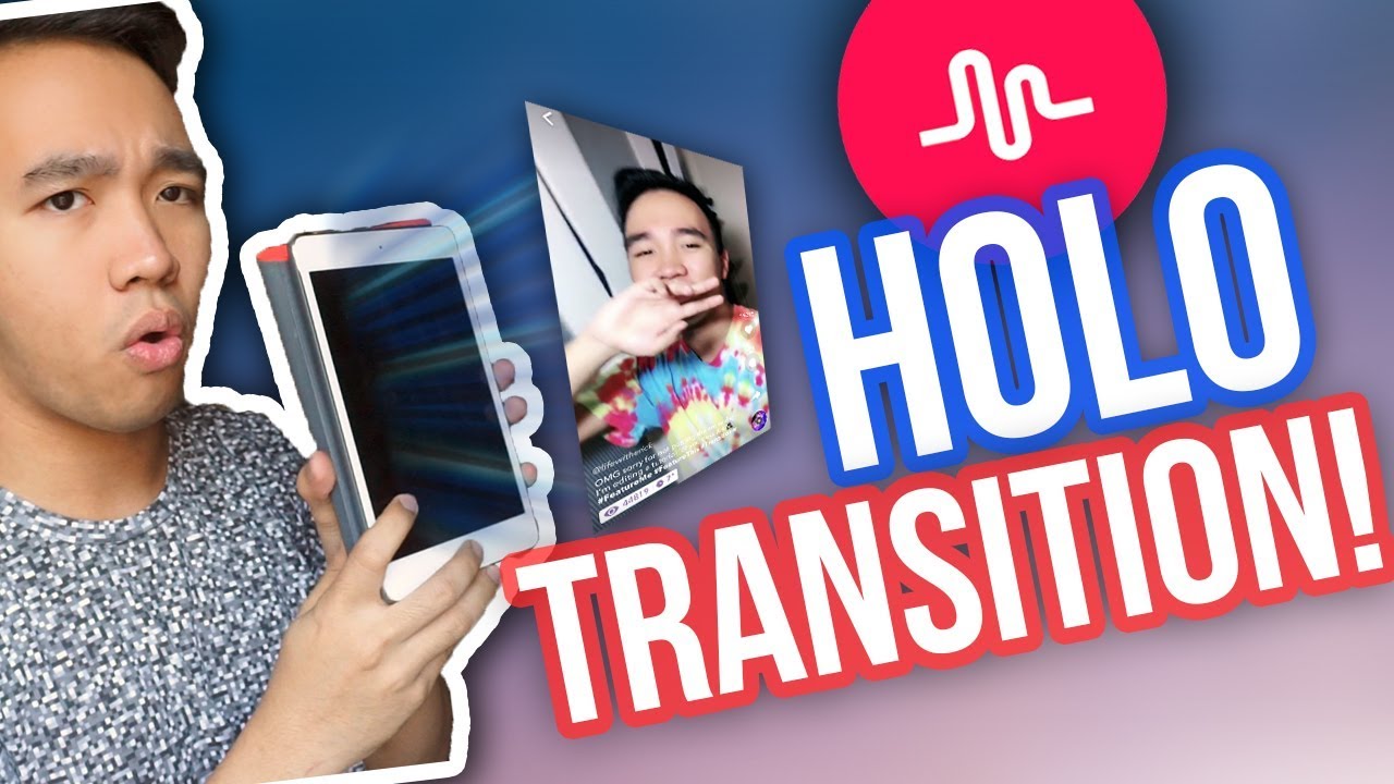 TIK TOK HOLOGRAM TRANSITION TUTORIAL! #HoloTransition *NEW*