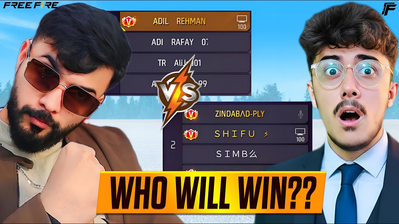 Adil Esports Vs Famous Youtubers | Shifu, Zindabad & Sparrow FF🔥