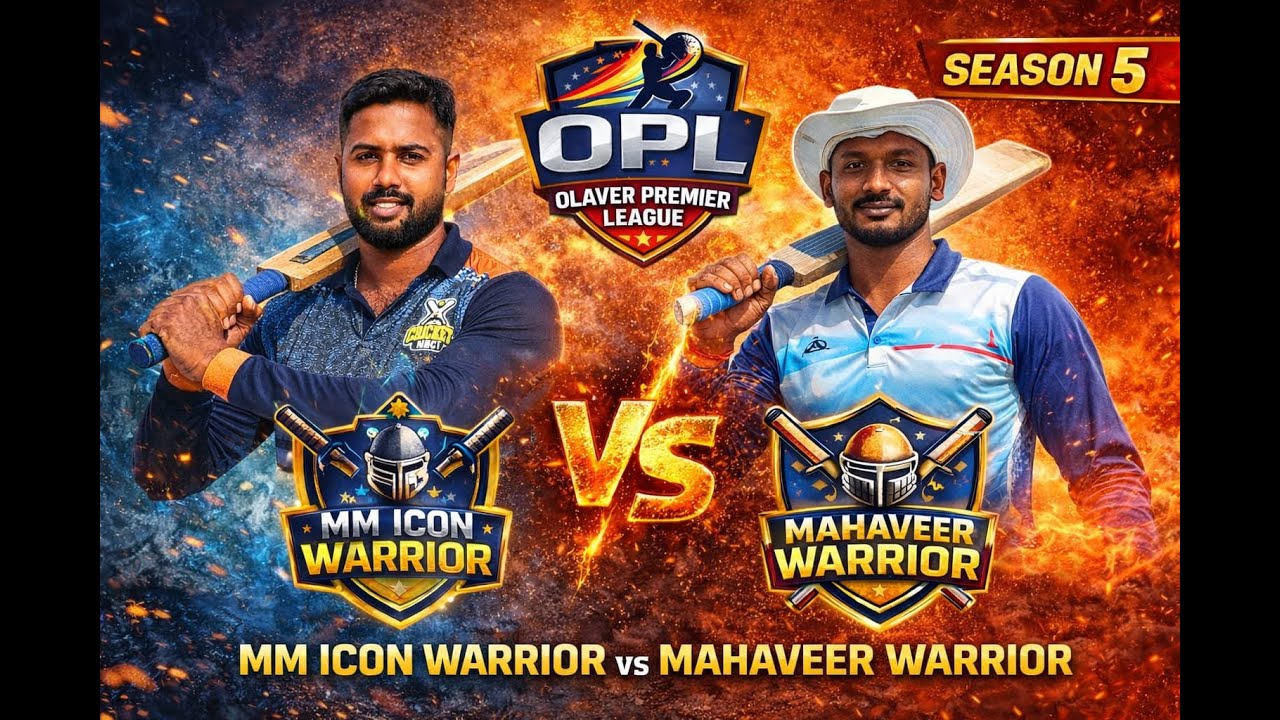 🔴LIVE MM ICON  VS
 MAHAVIR WARRIOR|| OPL-S-5 || OCL CRICKET