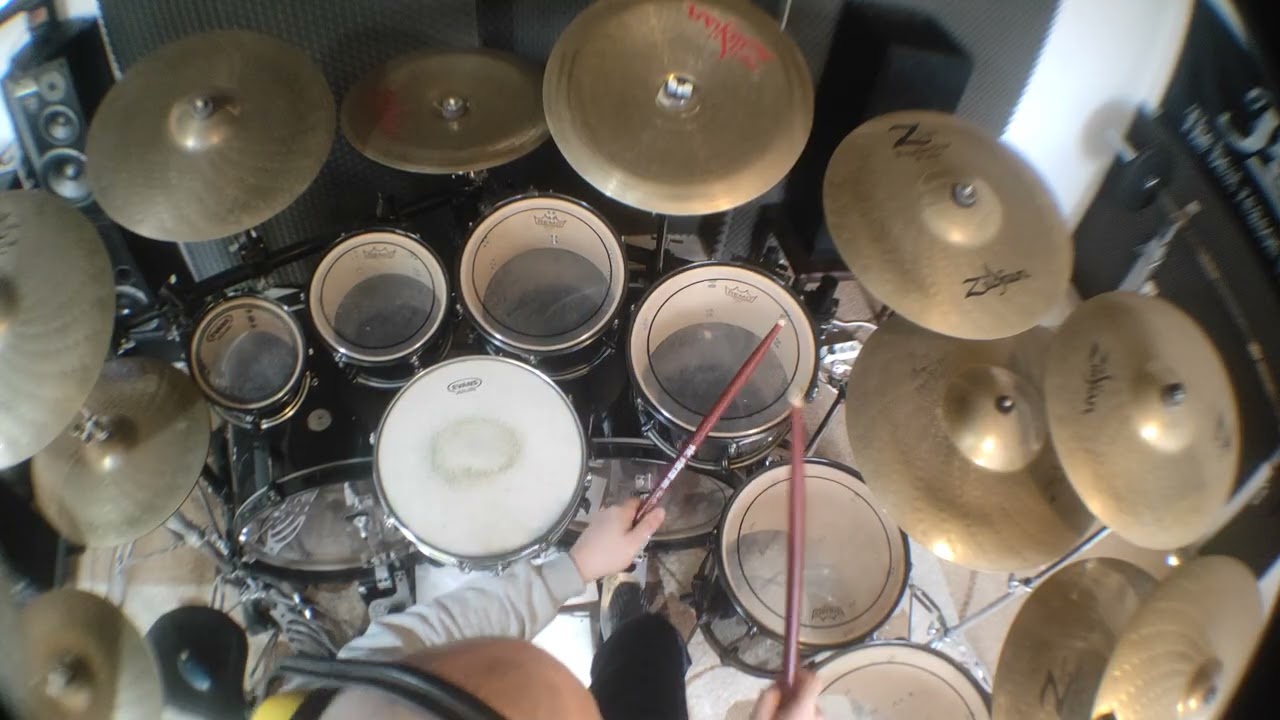 Behemoth - Versvs Christvs (drum cover) (4K) (Mareczko drummer na YouTube)(👹🥁🖥️) Hall Saitan 