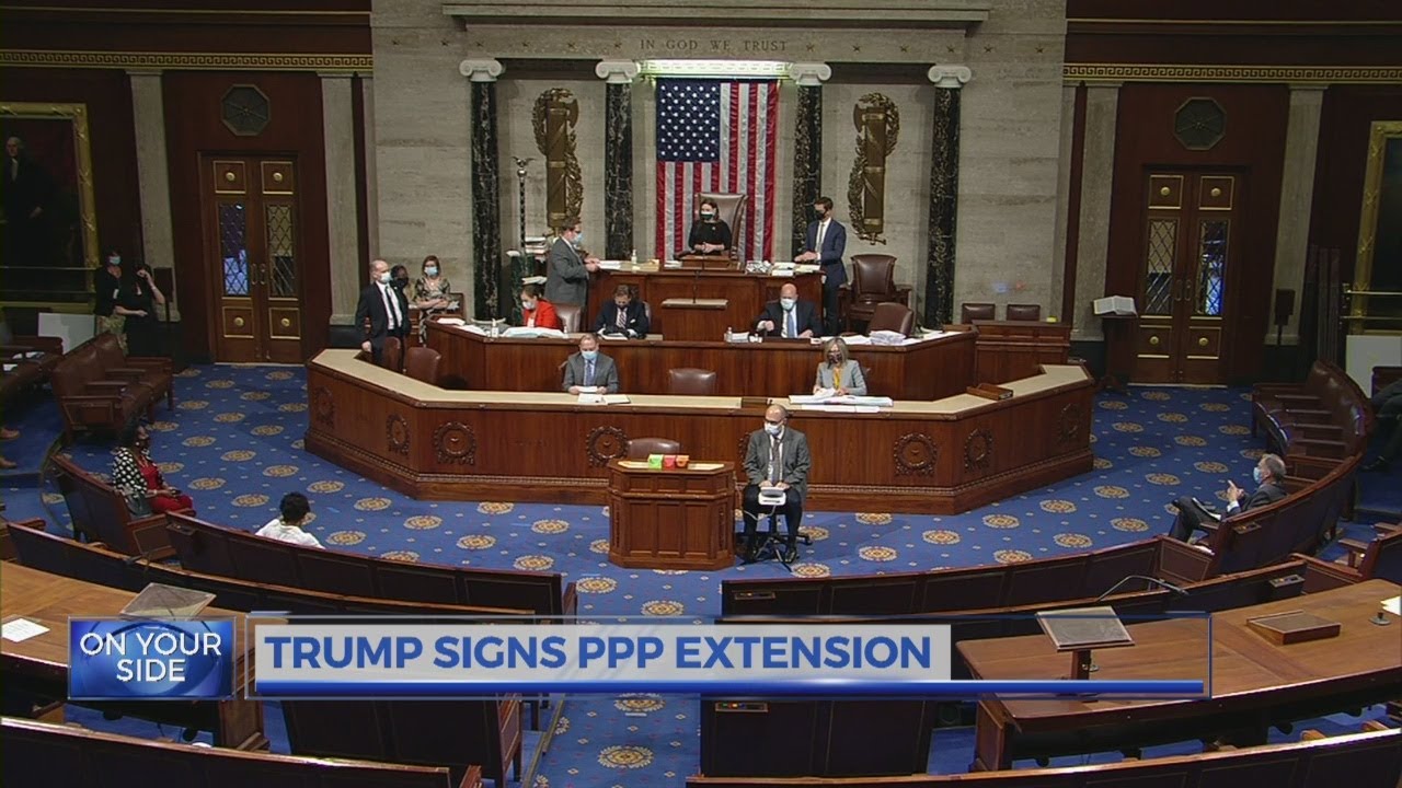 Trump signs PPP extension