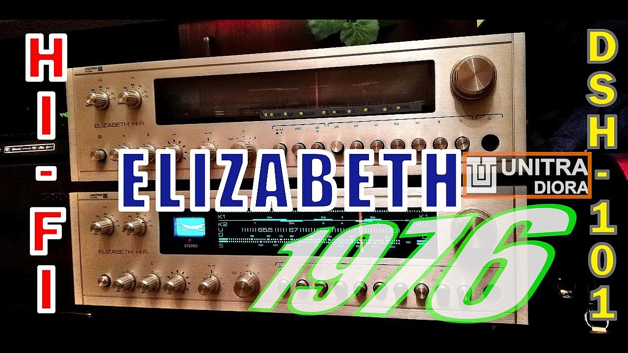 Radioodbiornik Elizabeth DSH-101 Unitra Diora z 1976 r. Renowacja