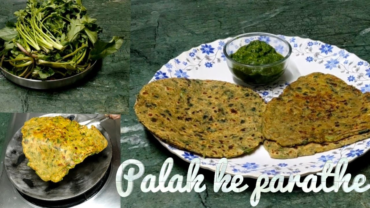Treasure of iron and fibre, Try healthy Palak parathe #divyankakirasoi#trending