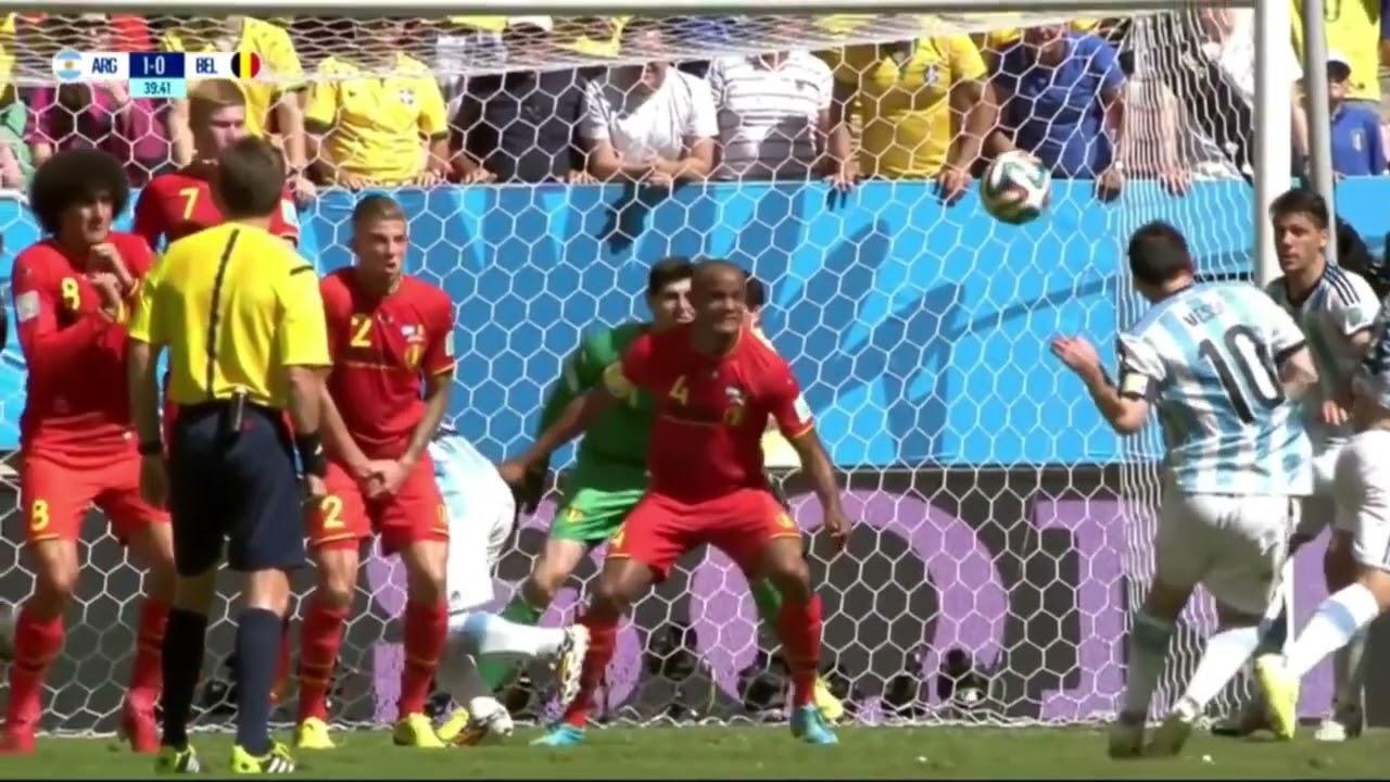 Lionel Messi vs Bélgica (Mundial 2014)