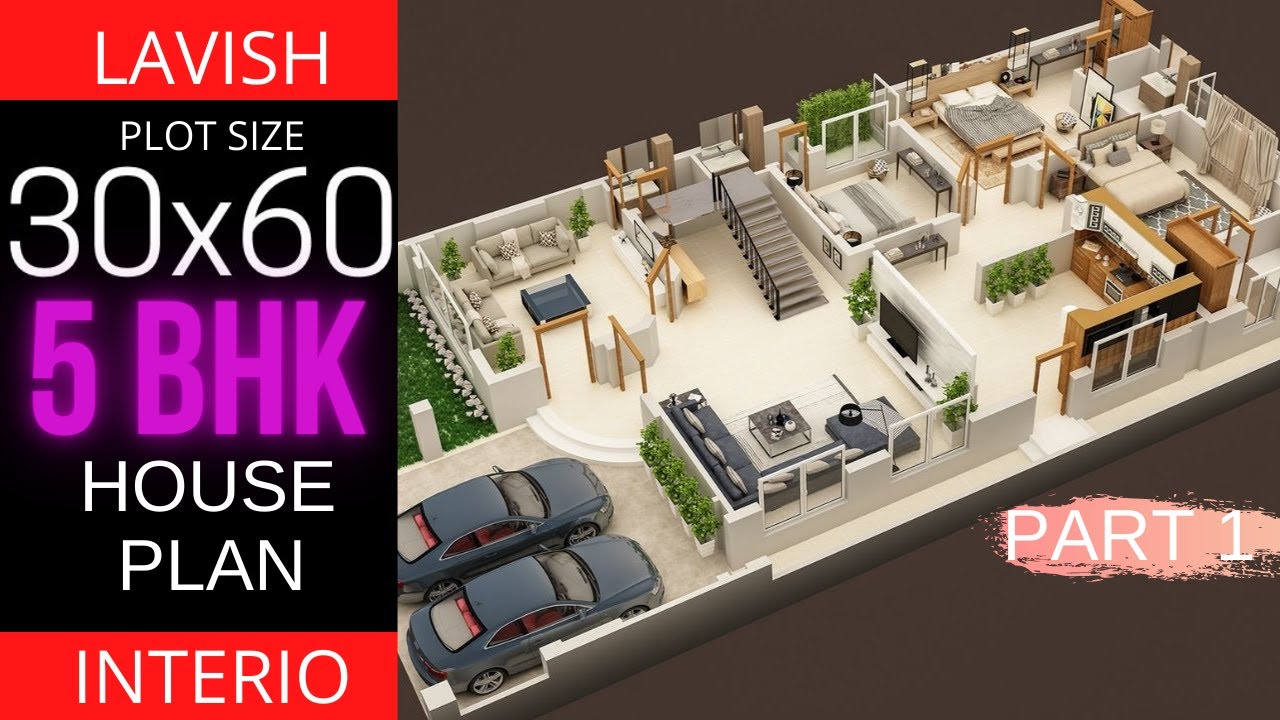30x60 House Plan | House Design 2021 | South Facing | Lavish Interio