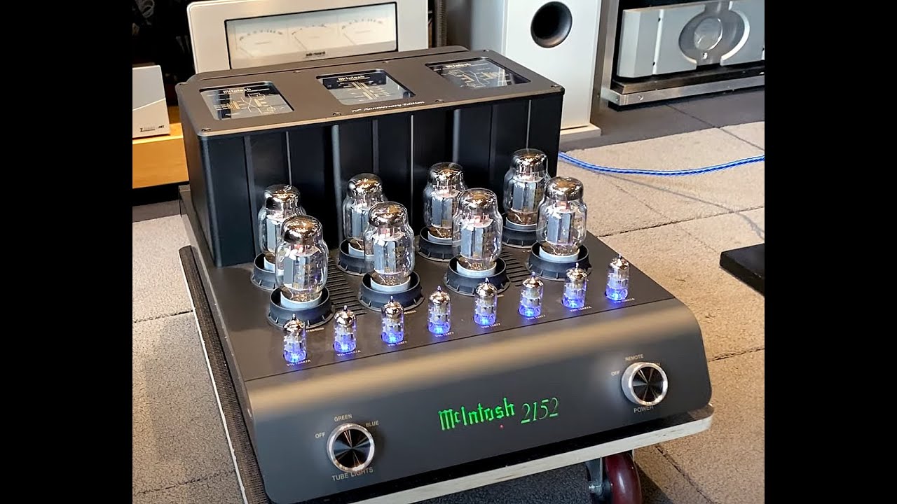Is This The Next Collectible McIntosh Tube Amp? The 150W, All Tube, MC2152 70th Anniversary Edition.