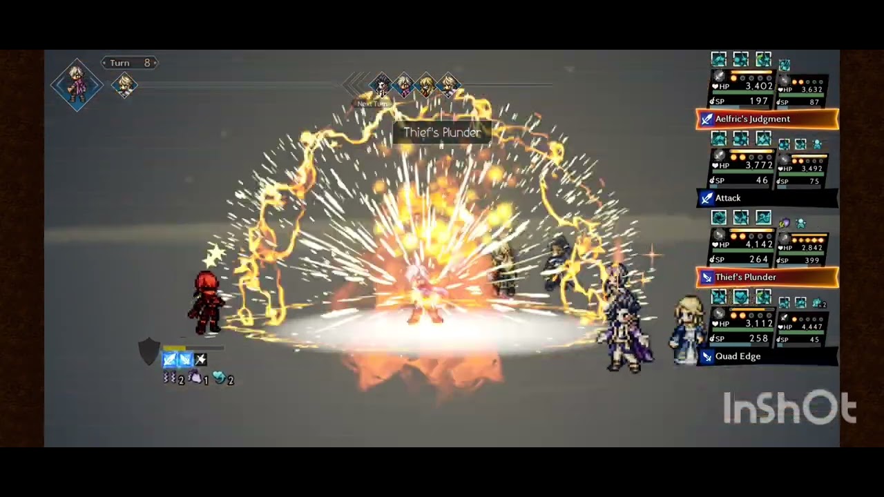 Octopath Traveler COTC Global / Adversary Log / VS 9S? lv?? EX 3 (N° 1)