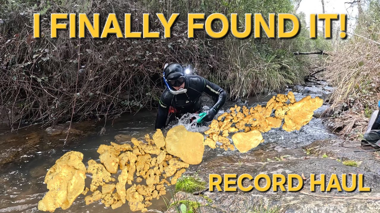 Beginner Prospector Finds Gold in Australian River – Big Nugget Found