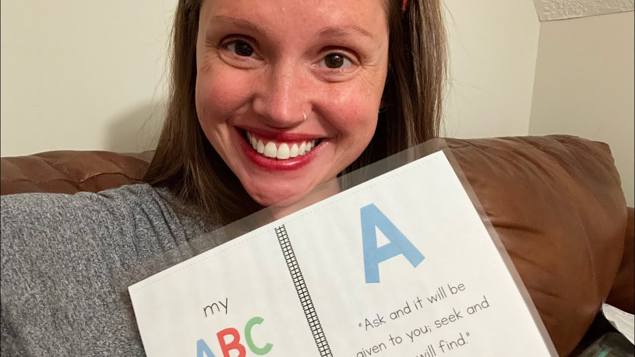 ASMR - Gum Chewing Soft Spoken - Cutting out Activity Book