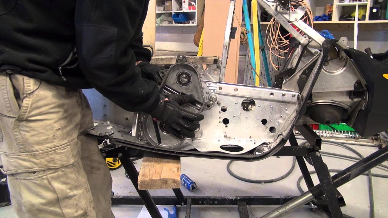 Episode #5 Ski doo Rev Mod 700 chaincase install, reinforcement instal. PowerModz!