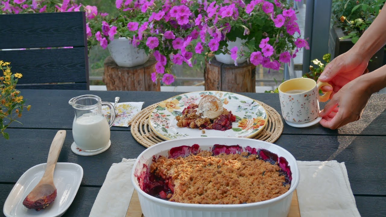 A Peaceful Summer Day in Finland 🌿 Harvest, Cook, Bake & Slow Living Moments 🫐🍰