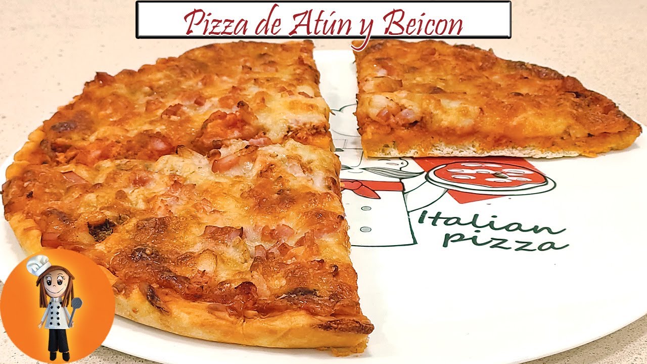 Pizza de Atún y Beicon | Receta de Cocina en Familia