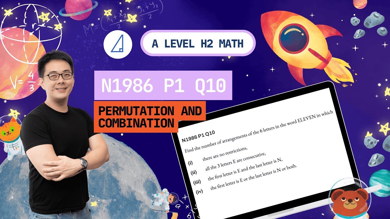 [Permutation and Combination] N1986 P1 Q10 - H2 Math Tuition @ Tim Gan Math