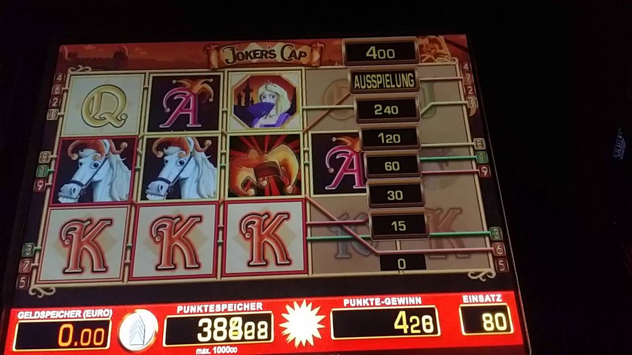 Jokers Cap auf 80 Cent gute Mützen 140 Merkur Magie Bally Wulff Spielhalle