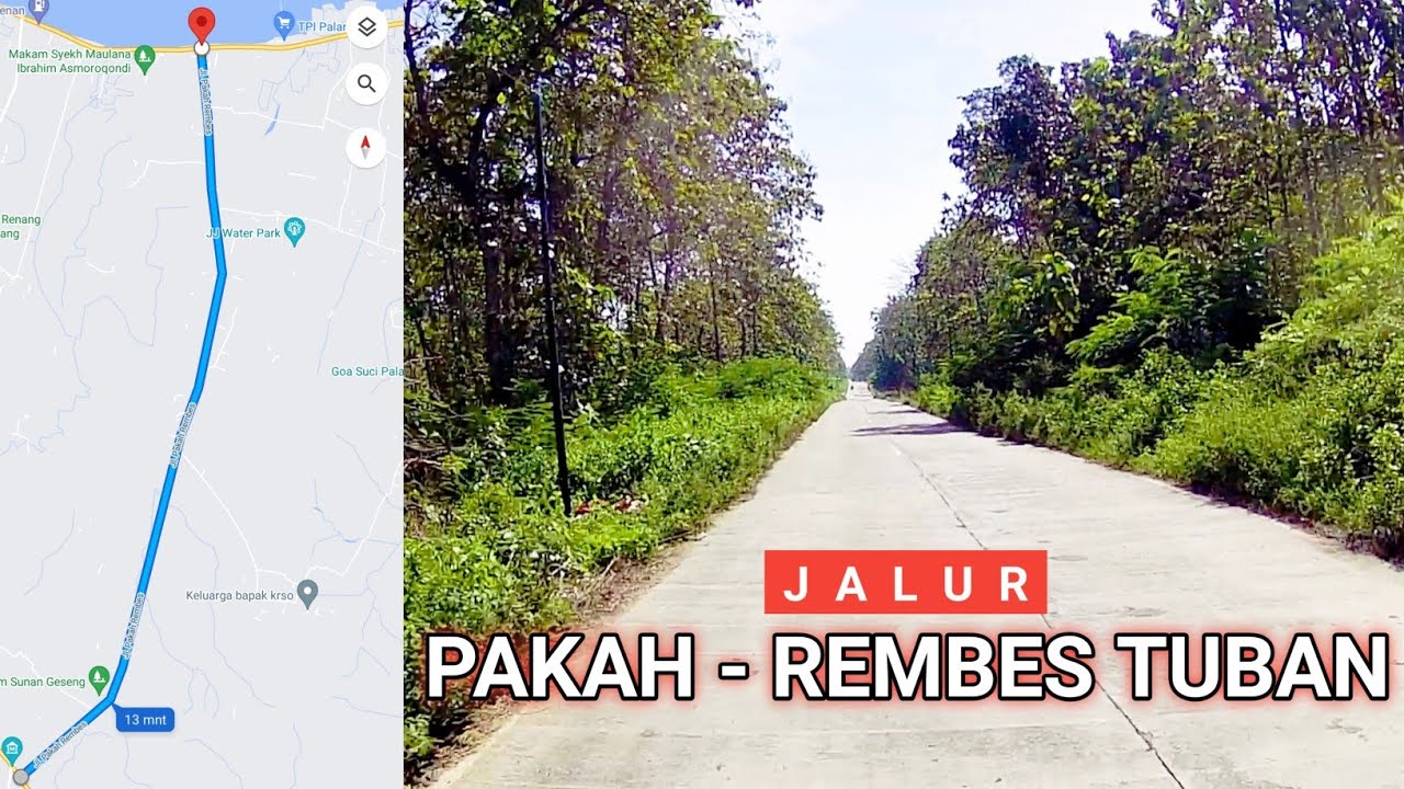 JALUR ALTERNATIF PAKAH - REMBES TUBAN | MOTOVLOG