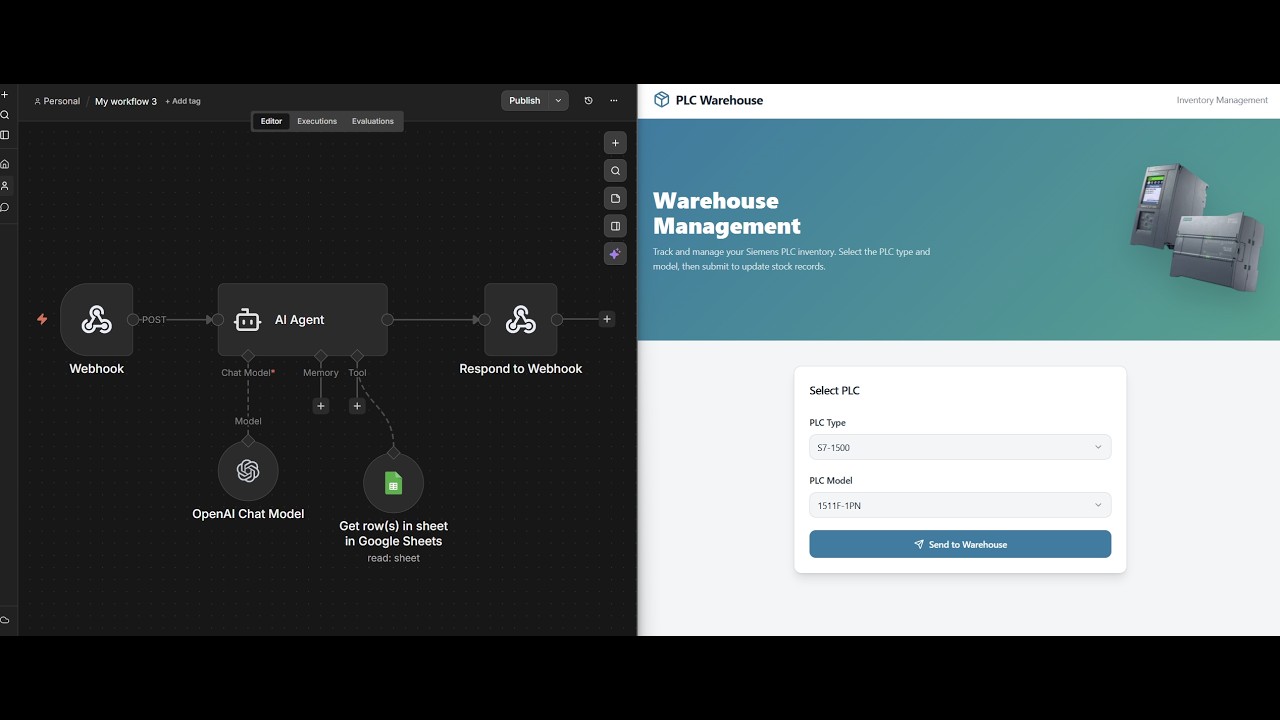 Building AI Agents – Episode 15: n8n/Lovable (Warehouse Management App)